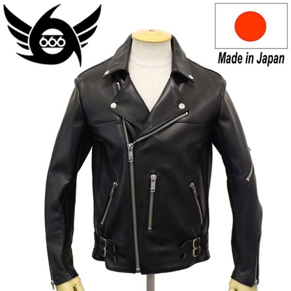 666 666 LJM-12TF TIGHT FIT 70'S PUNK STYLE LEATHER JACKET (タイト