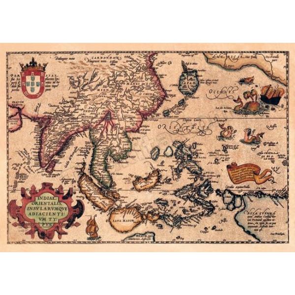 地図 アンティーク地図 古地図 世界地図 (16世紀)アンティーク地図