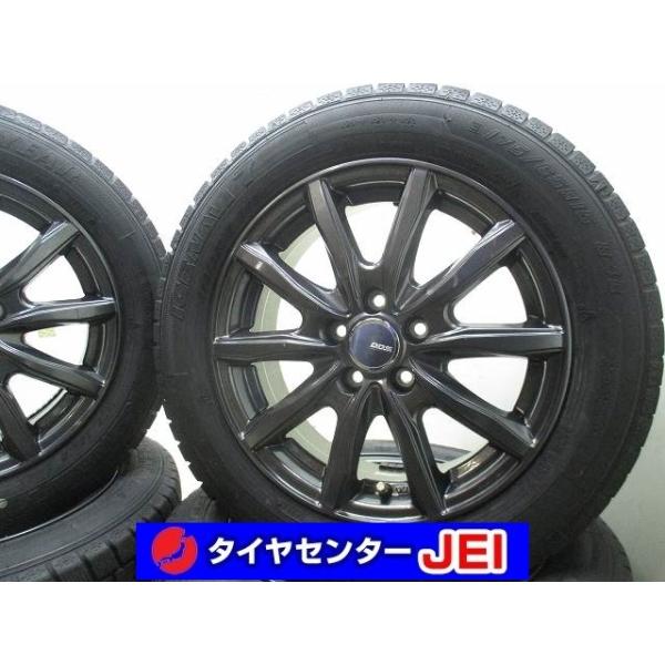 15インチ バリ溝 175/65R15 6J+43 100 シエンタ 中古スタッドレス