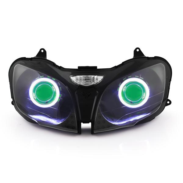 Kawasaki ZX-6R 00-02年 カスタムヘッドライトキット : 輸入パーツ専門