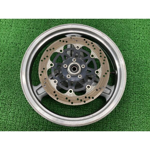 カワサキエストレア純正フロントスポークホイール ディスク付き バリ山