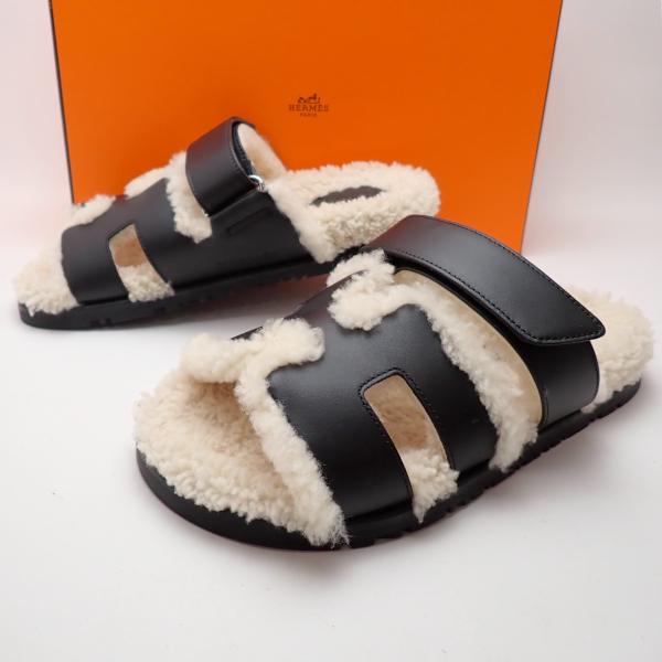 HERMES（エルメス） サンダル 35サイズ シプレ 美品 22cm相当 ムートン