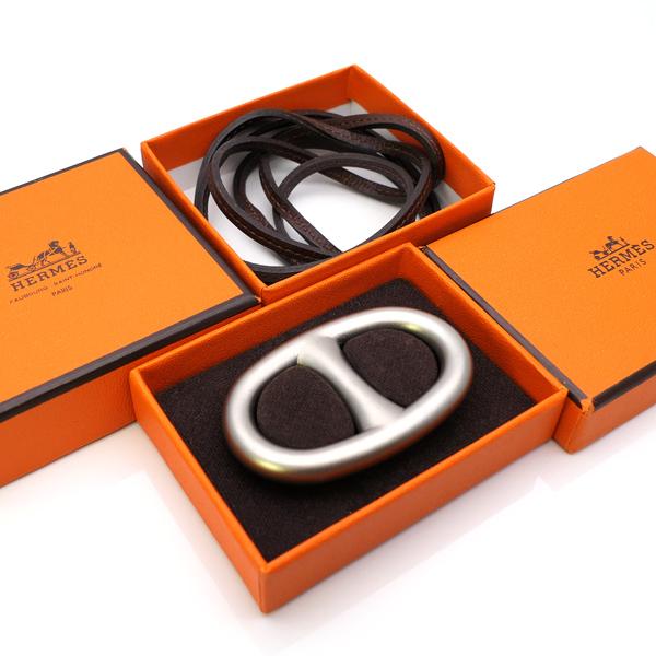 HERMES（エルメス） シェーヌダンクル スカーフリング 別売り革ひも