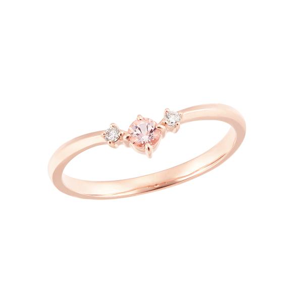 ジュエリーツツミ K10ピンクゴールドモルガナイトリング : ジュエリー