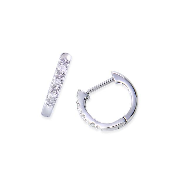 ジュエリーツツミ ツツミ ピアス プラチナダイヤモンドピアス フープ