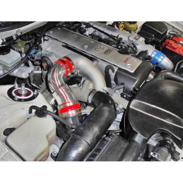 JZX100 BLITZ サクションキット インテークパイプ レッド マークII