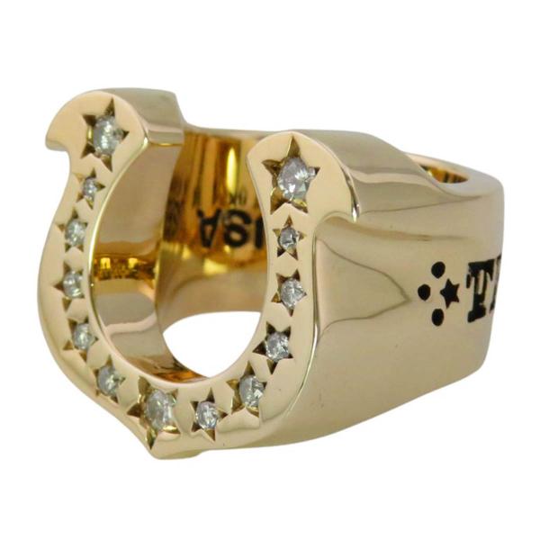 TENDERLOIN（テンダーロイン） 8K ホースシュー ダイヤ リング チック