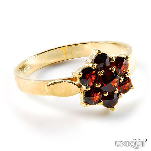 30％OFF】 【ボヘミアン・ガーネット】 リング （シルバー925使用 24K