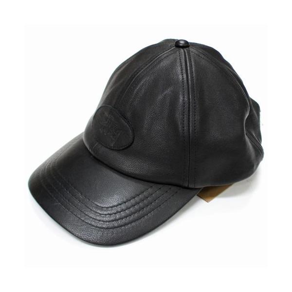 STUSSY ステューシー 25SS LOW PROFILE LEATHER STRAPBACK レザー