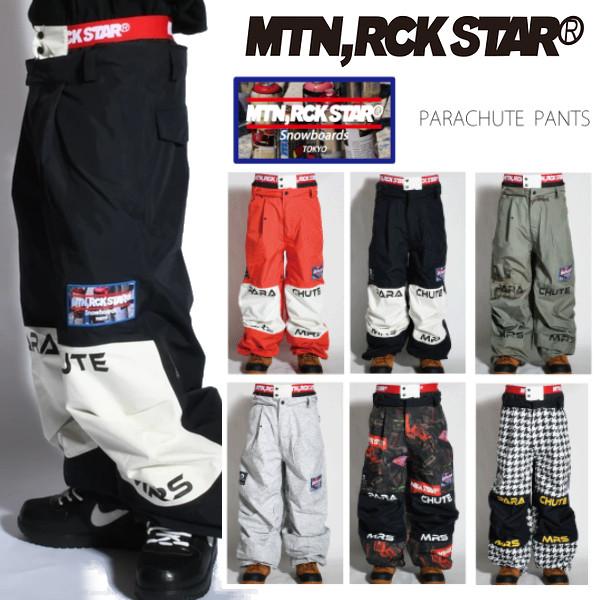 特典付き 24-25 MTN.ROCK STAR マウンテンロックスター PARACHUTE PANT