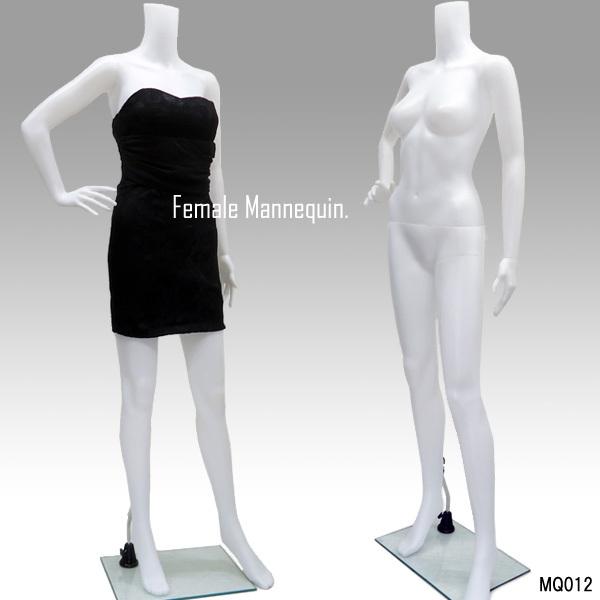 レディース マネキン ヘッドレス 女性 婦人 ナイスボディ 女性用 白