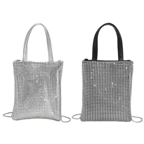 adia パーティバッグ キラキラ ポーチ ショルダー ラインストーン