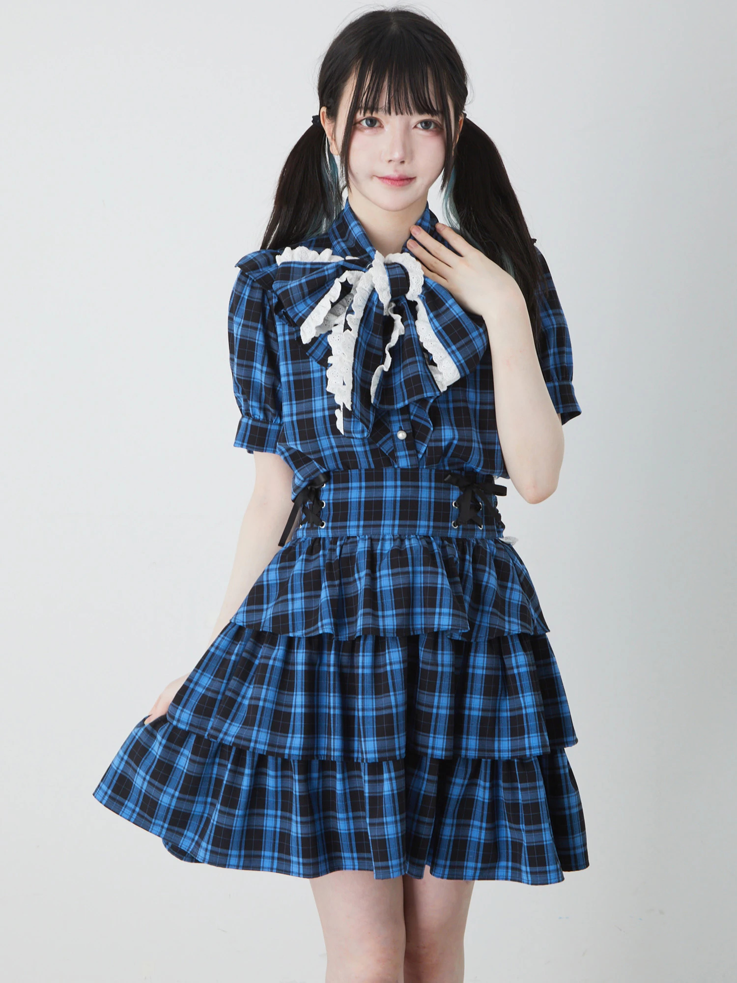 チェック ティアードスカート - Jamie エーエヌケー(ジェイミーエー