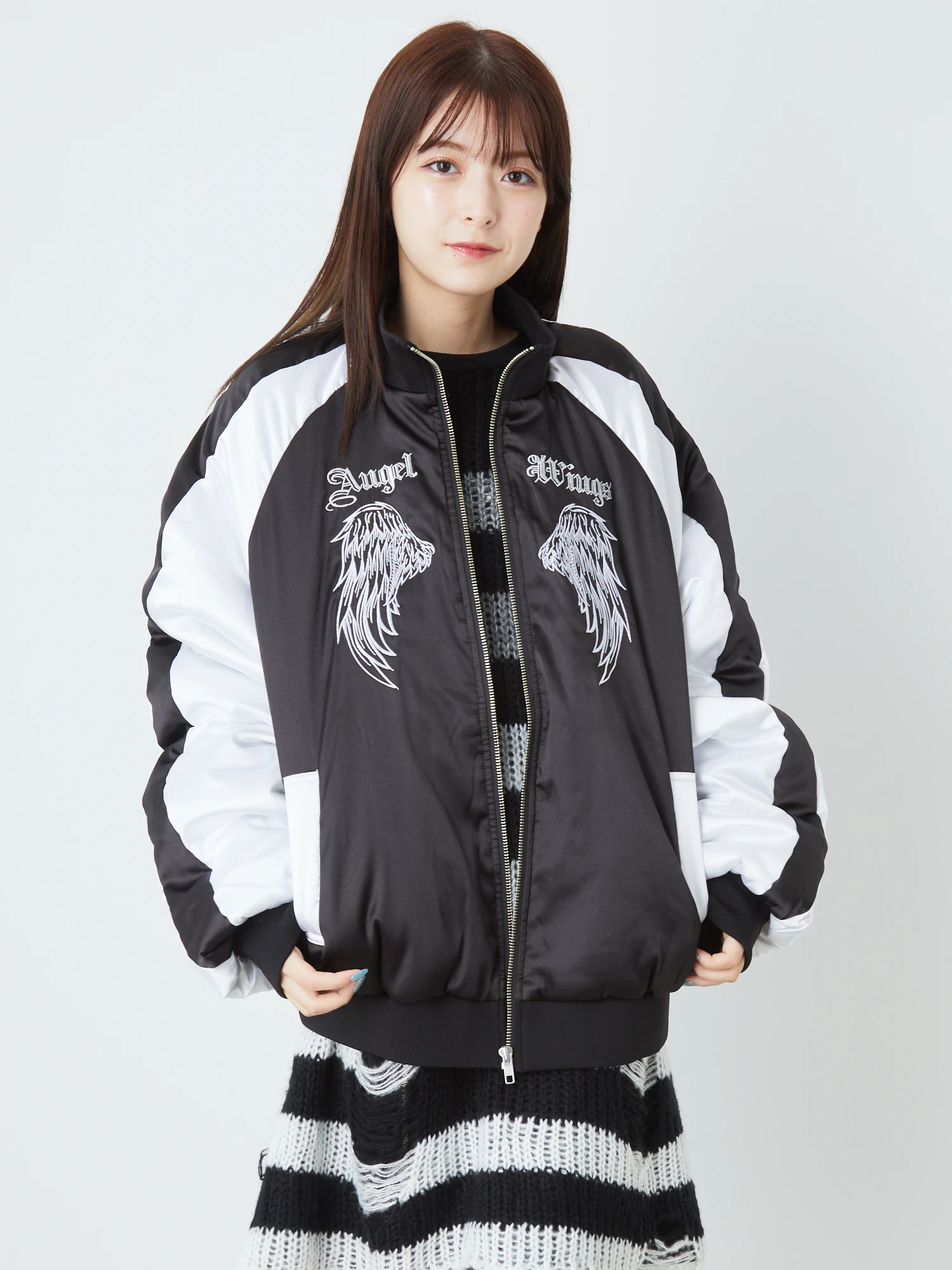 刺繍中綿スカジャン - Jamie エーエヌケー(ジェイミーエーエヌケー)の