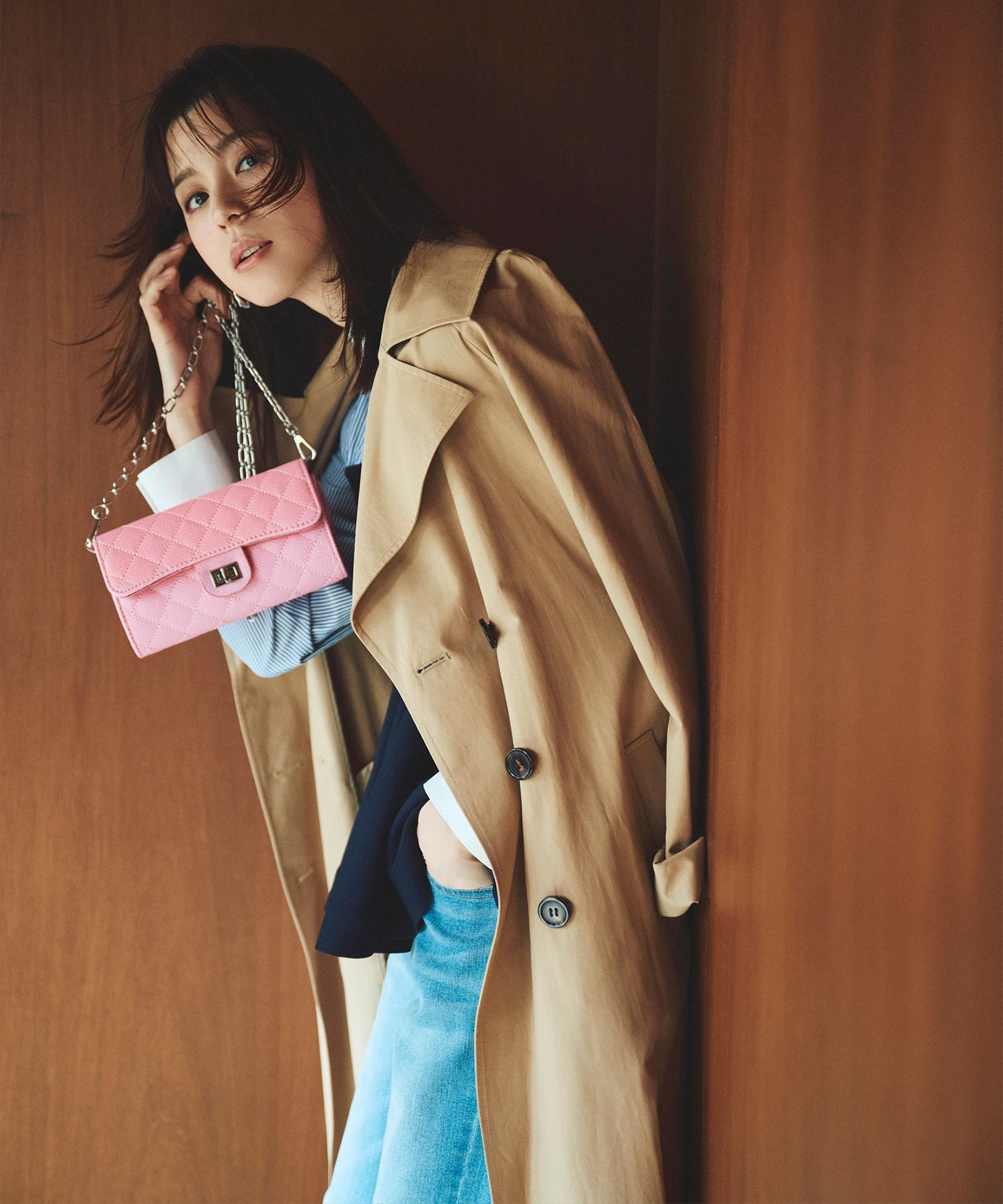 撥水フード付きトレンチコート | コート | JUSGLITTY（ジャス