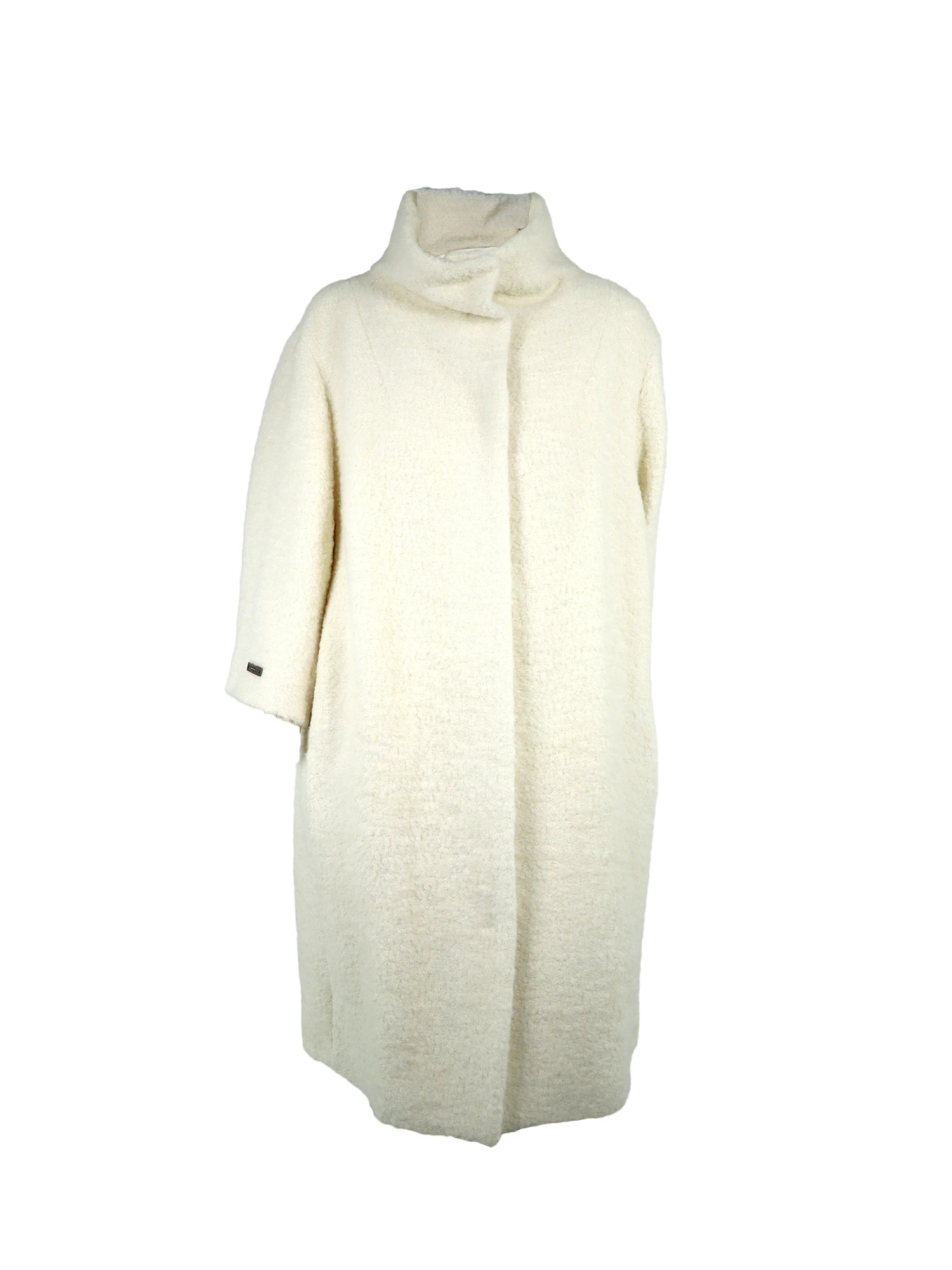 アルパカ混パイルニット七分袖コート / PESERICO（ペセリコ）｜woollen