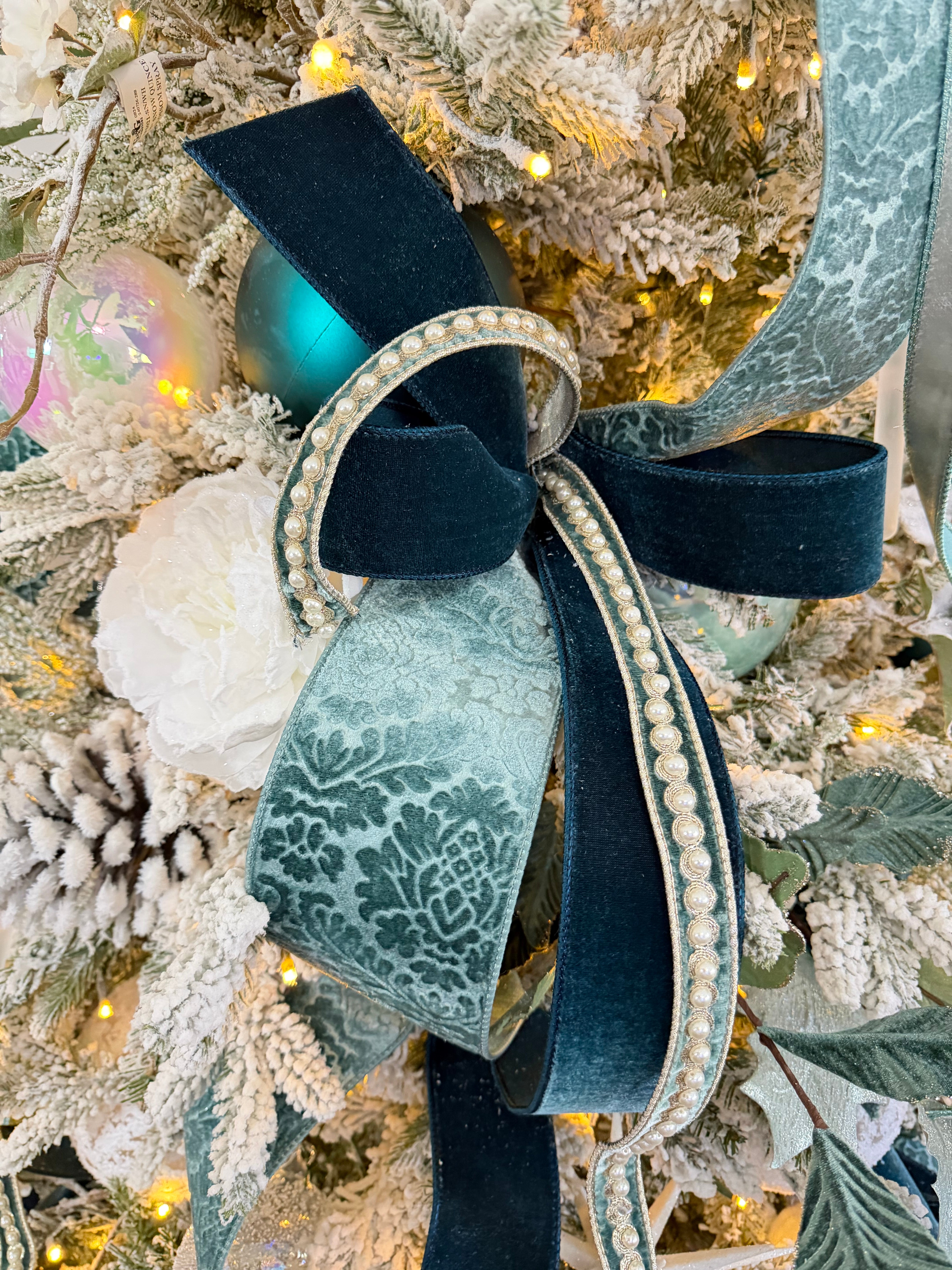 French Velvet Ribbon - Antique Blue – J. Anise & Co.