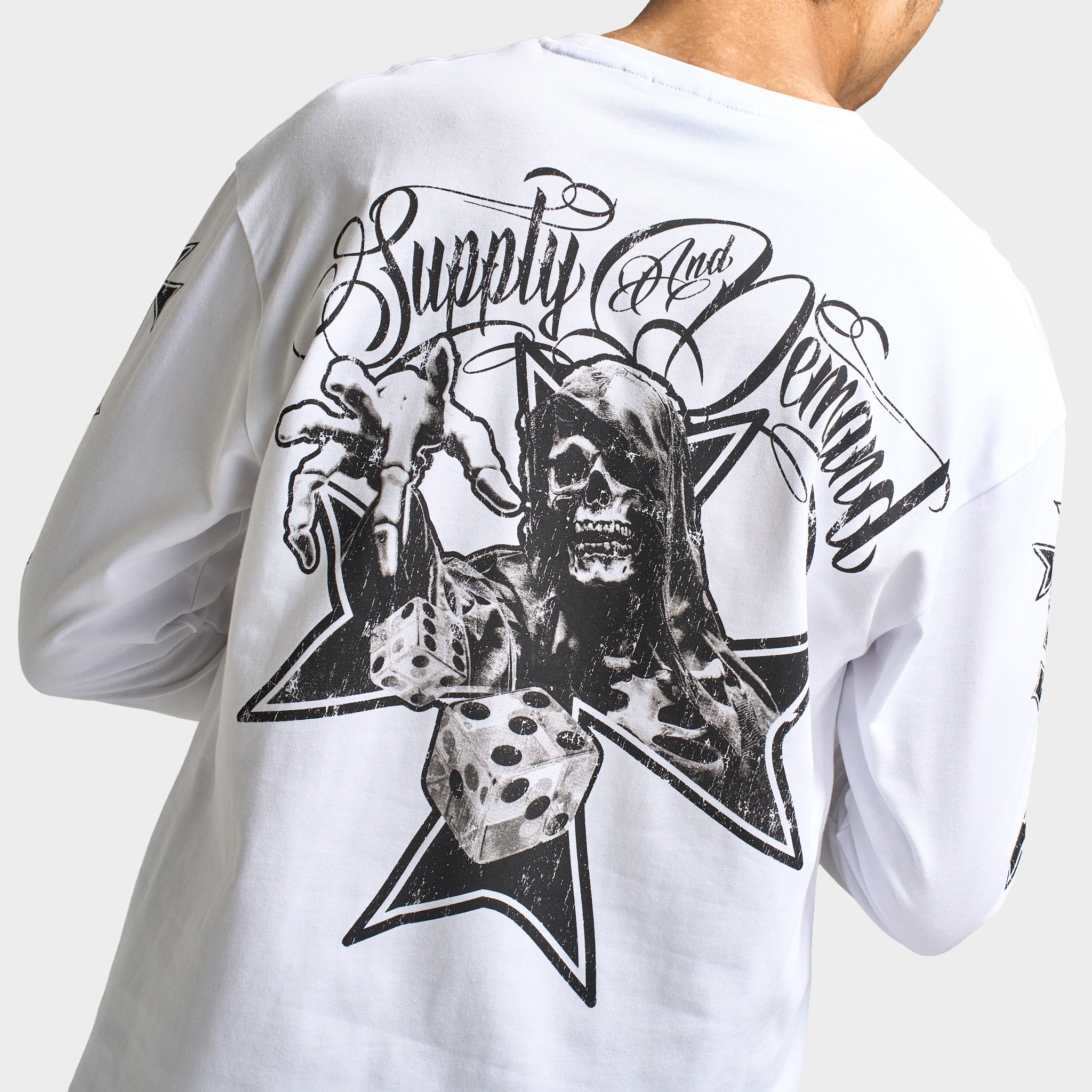 Supply & Demand Chance Long Sleeve T-shirt / Optic White – JD Sports