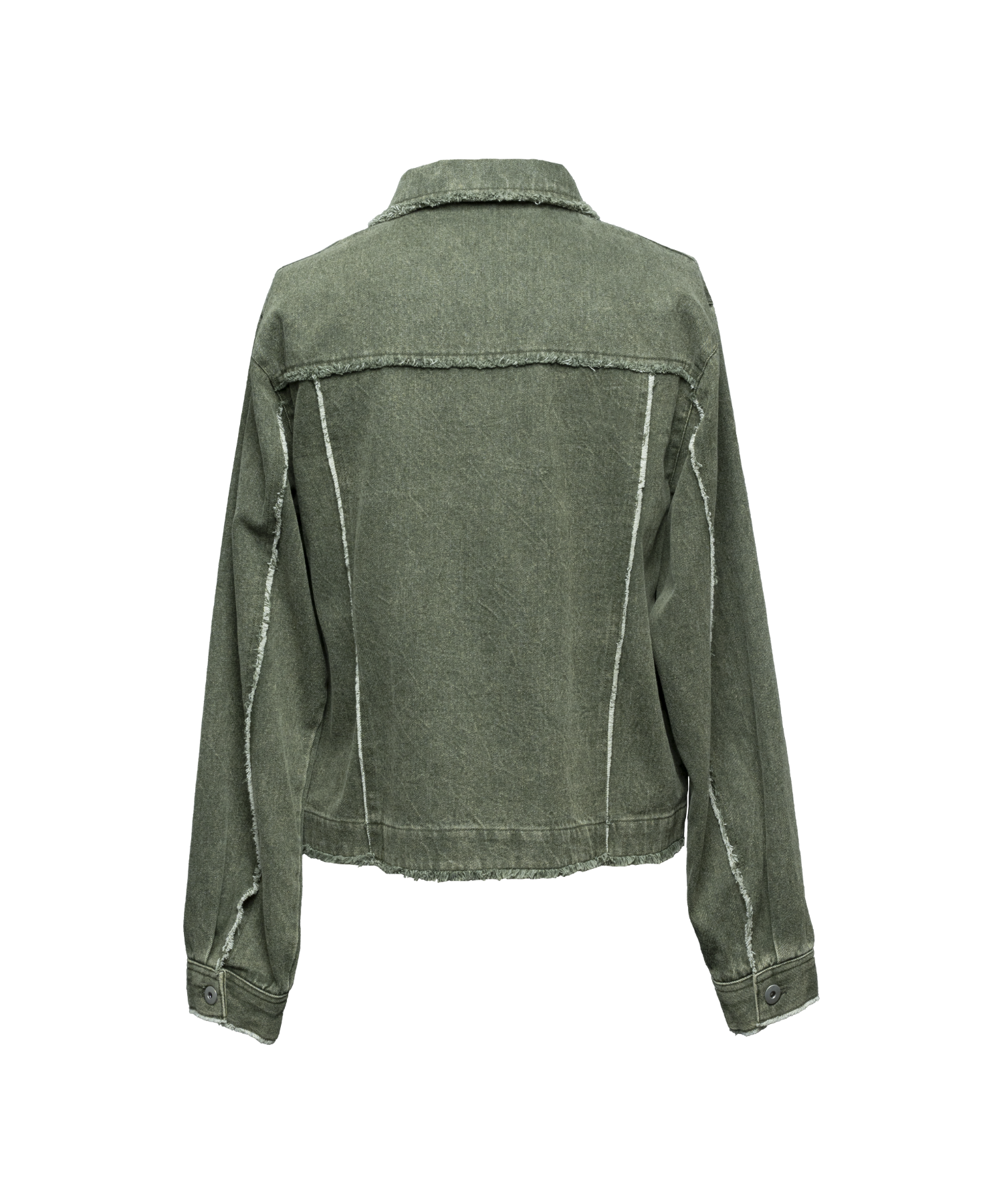 Washed Zip-Sleeve Denim Jacket – Jent Louis