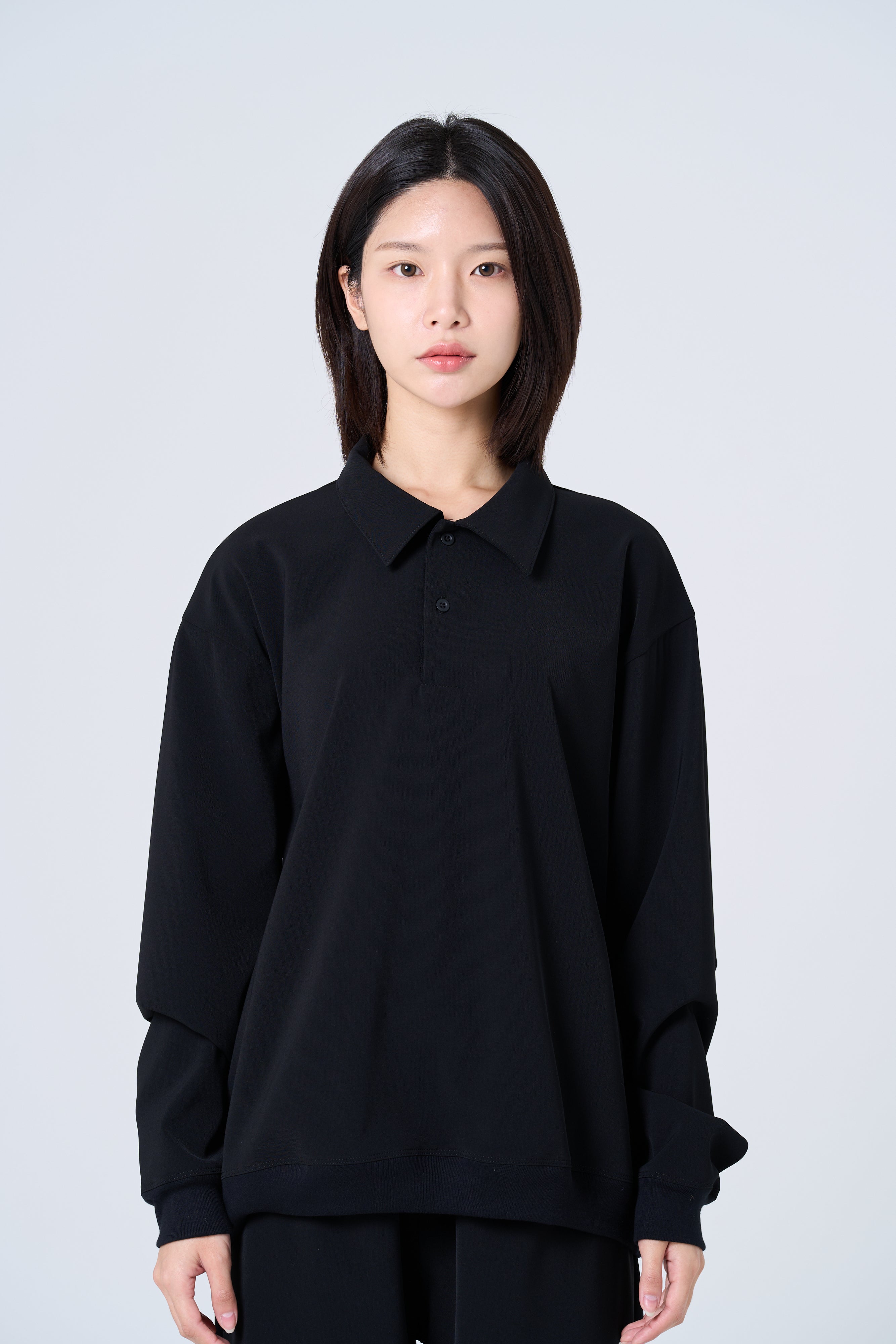 TP-03 Comfortable long-sleeve polo shirt – jocund