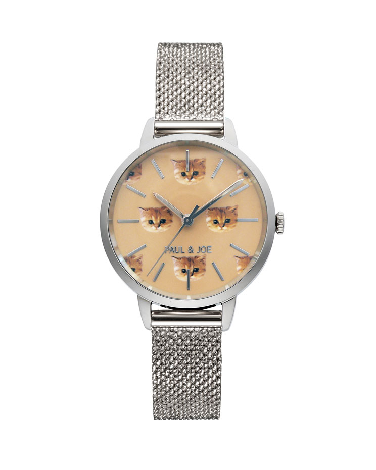 PAUL & JOE 女性用腕時計 さくら ポール＆ジョー レディース 腕時計 猫 桜 PJ7P29-B04SA (PAUL & JOE