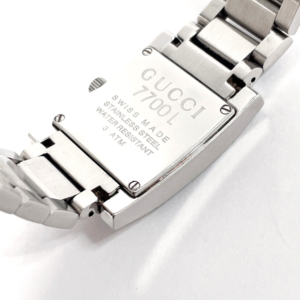 GUCCI Watches 7700L Stainless Steel/Stainless Steel Silver Women