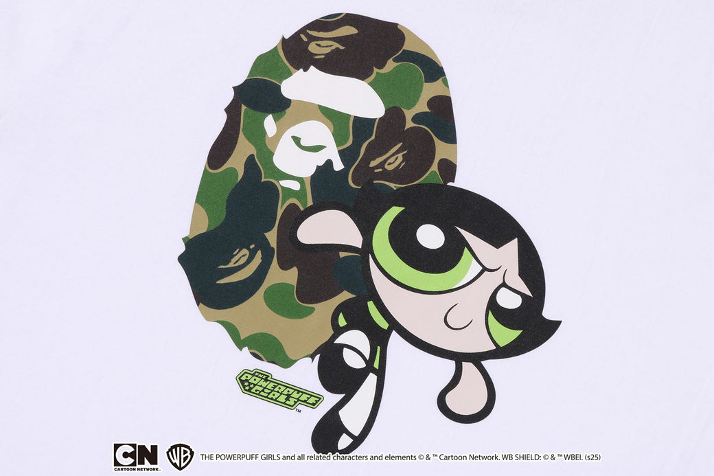 BAPE X THE POWERPUFF GIRLS 】BUTTERCUP TEE | bape.com
