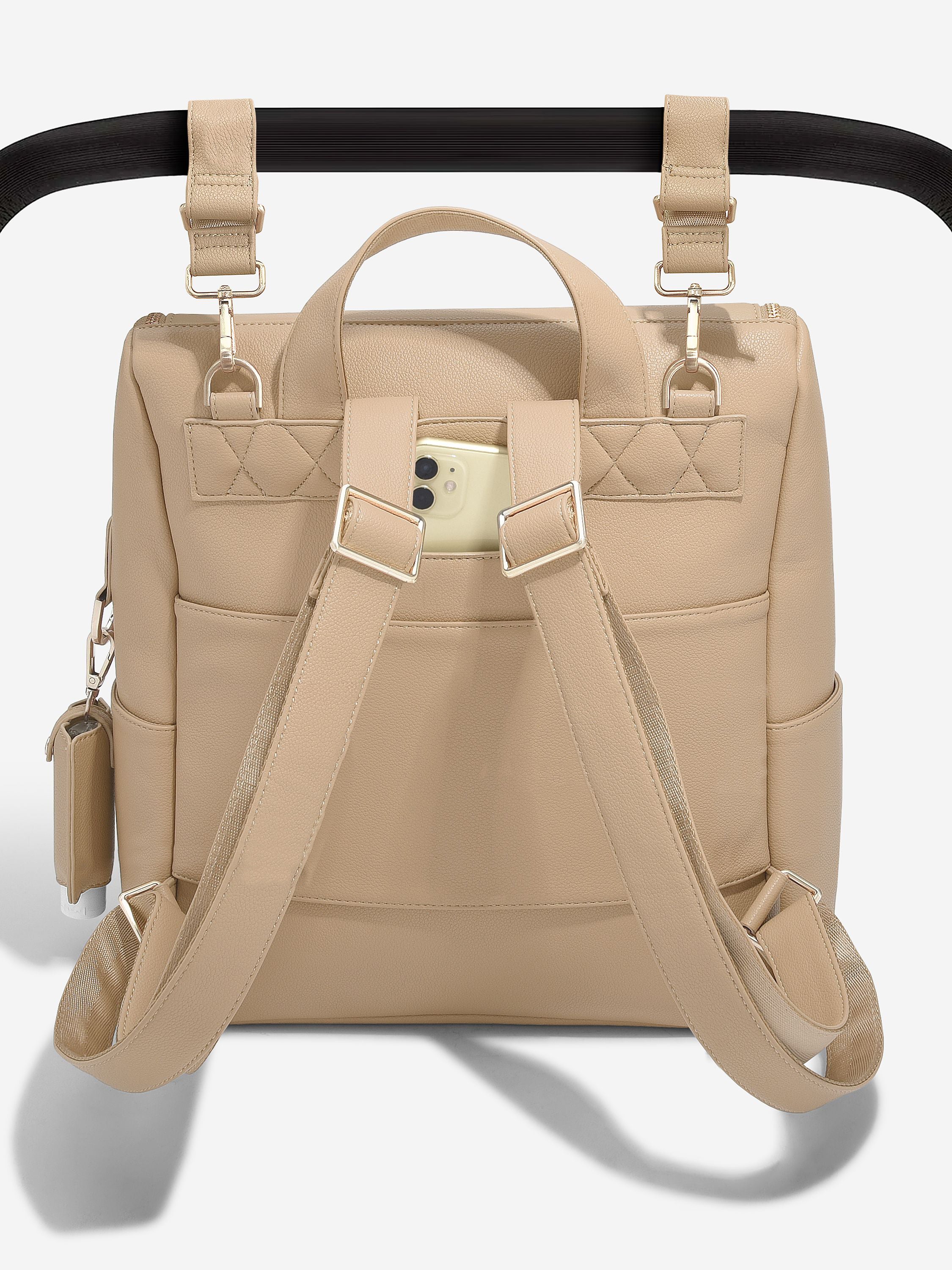 マザーズバッグ キャメル – STACKERS LONDON