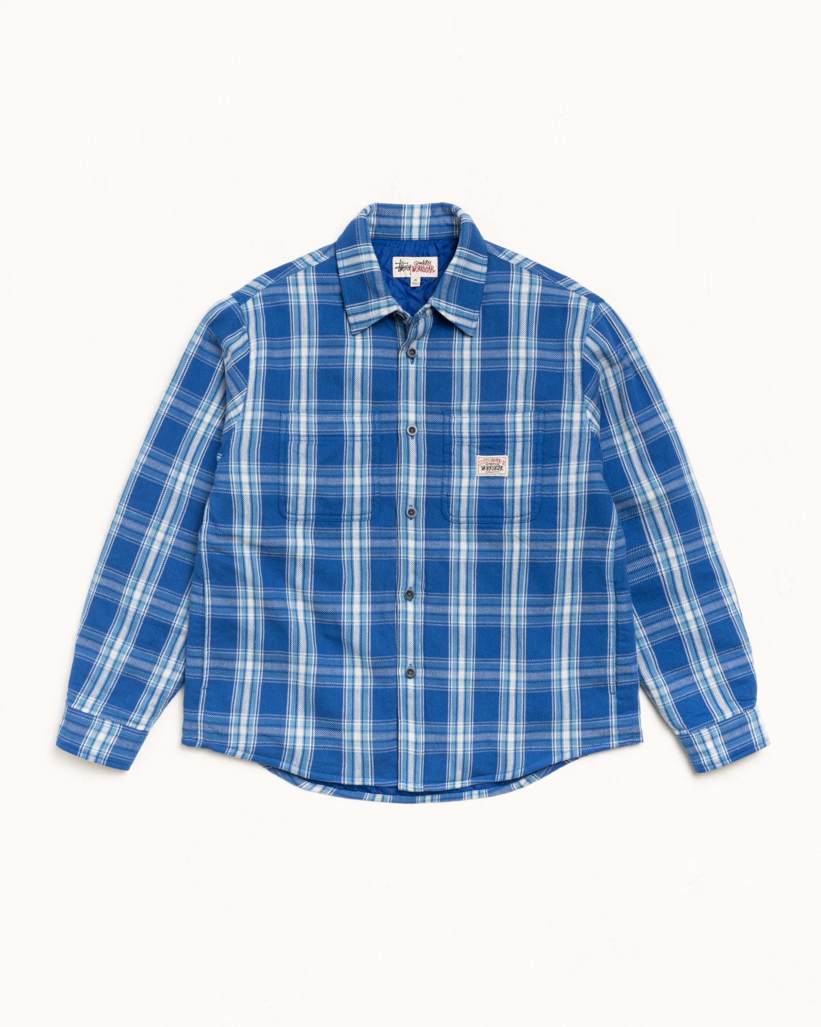 Lau Plaid Shirt Jacket – Blue | Tops & Shirts | Stüssy Japan