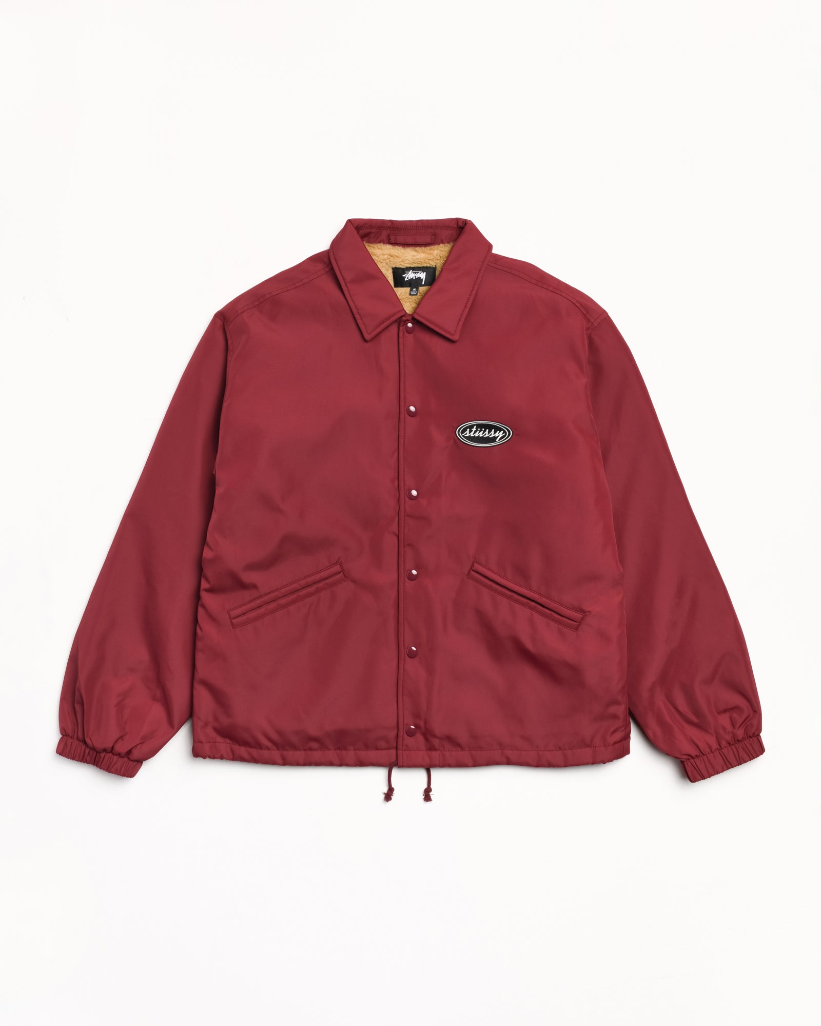 Coaches Jacket – Burgundy | Outerwear | Stüssy Japan