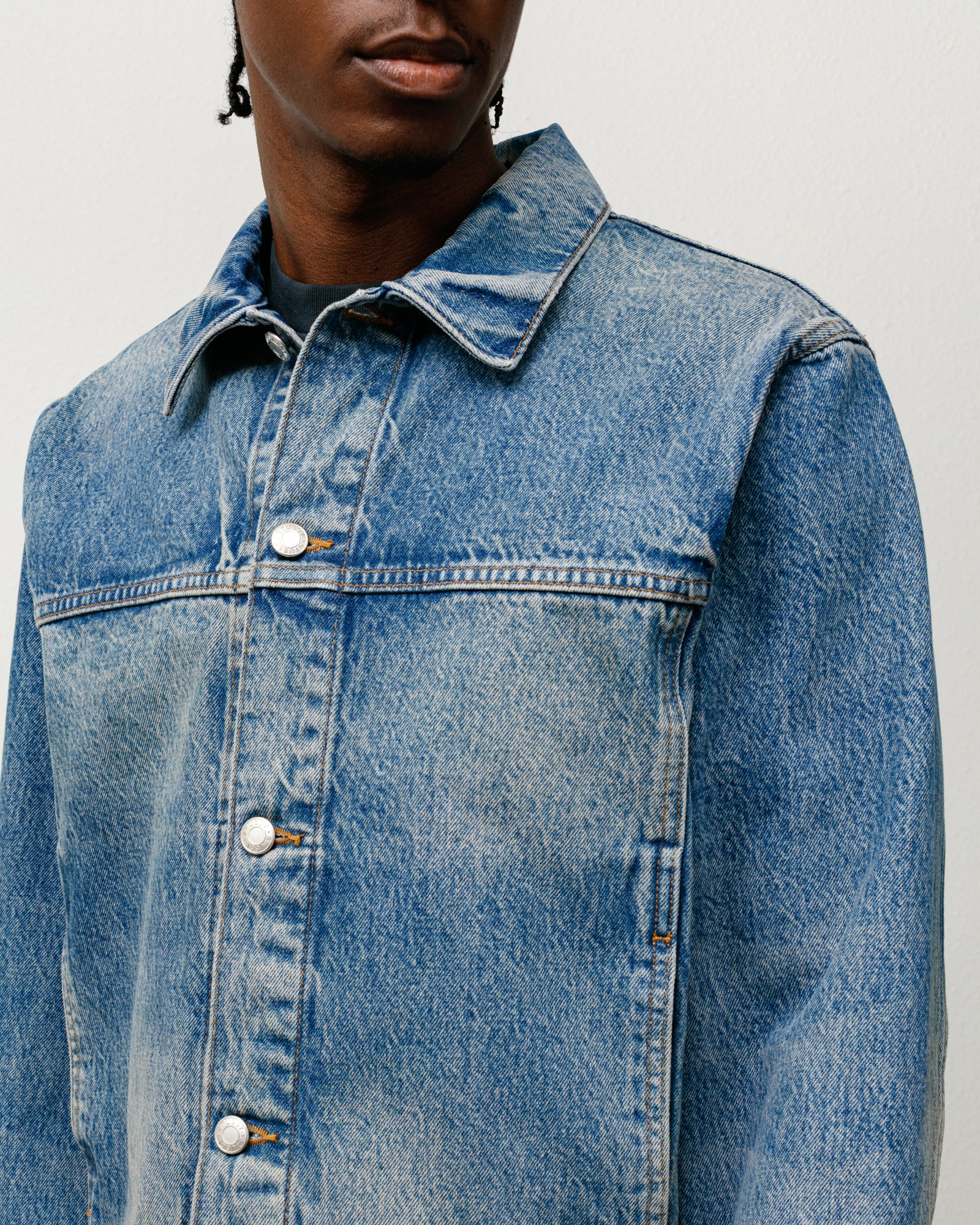 Trucker Jacket Denim – Weekend Wash | Outerwear | Stüssy Japan