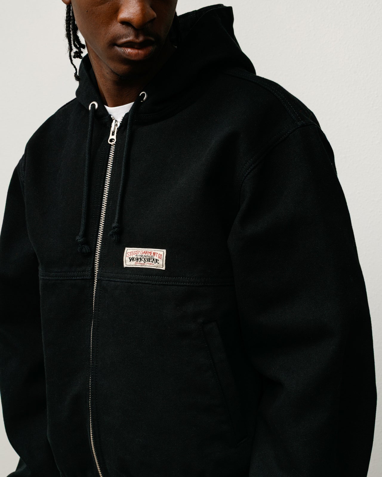 Work Jacket Unlined Canvas – Black | Outerwear | Stüssy Japan
