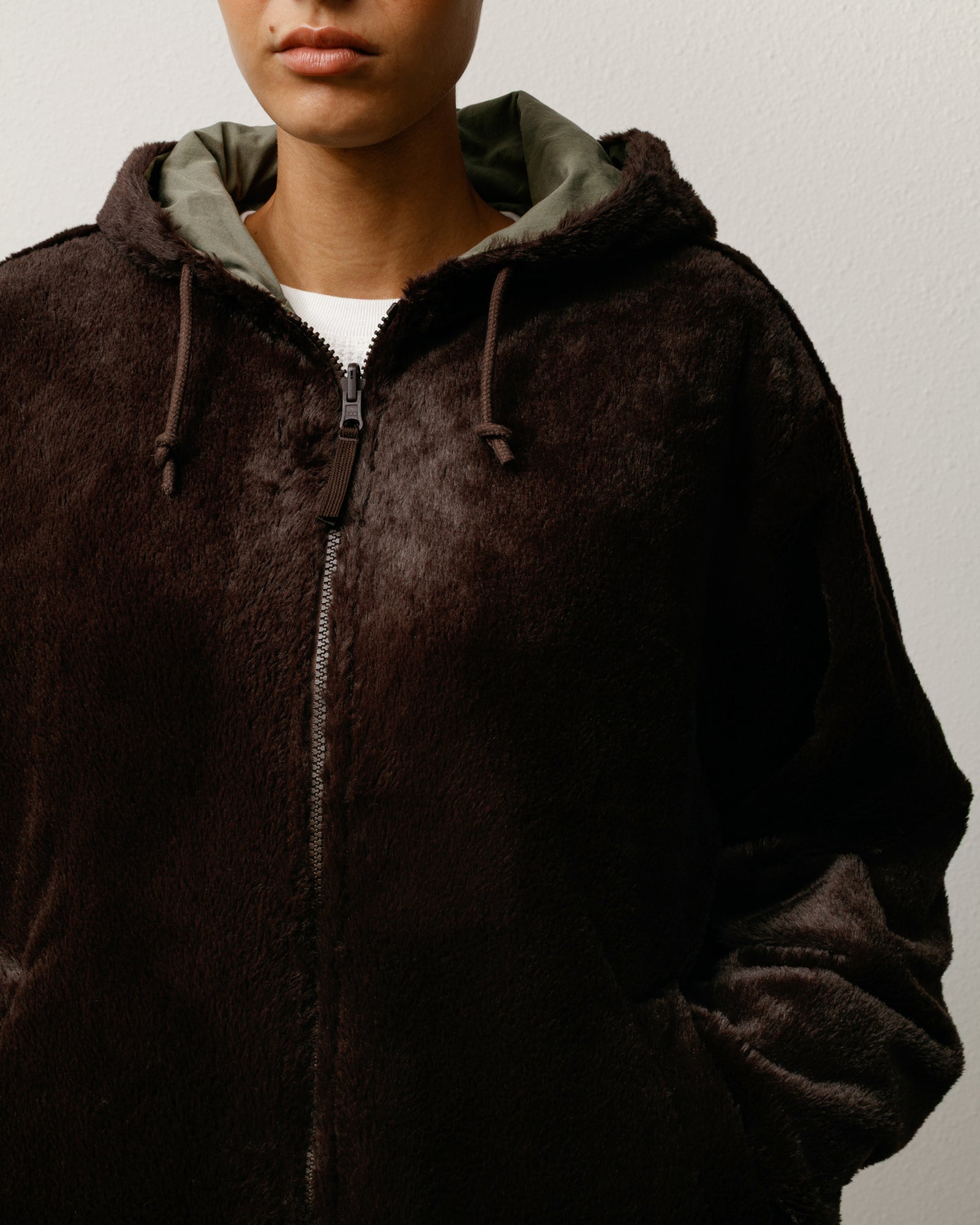 Reversible Hooded Jacket – Brown | Outerwear | Stüssy Japan