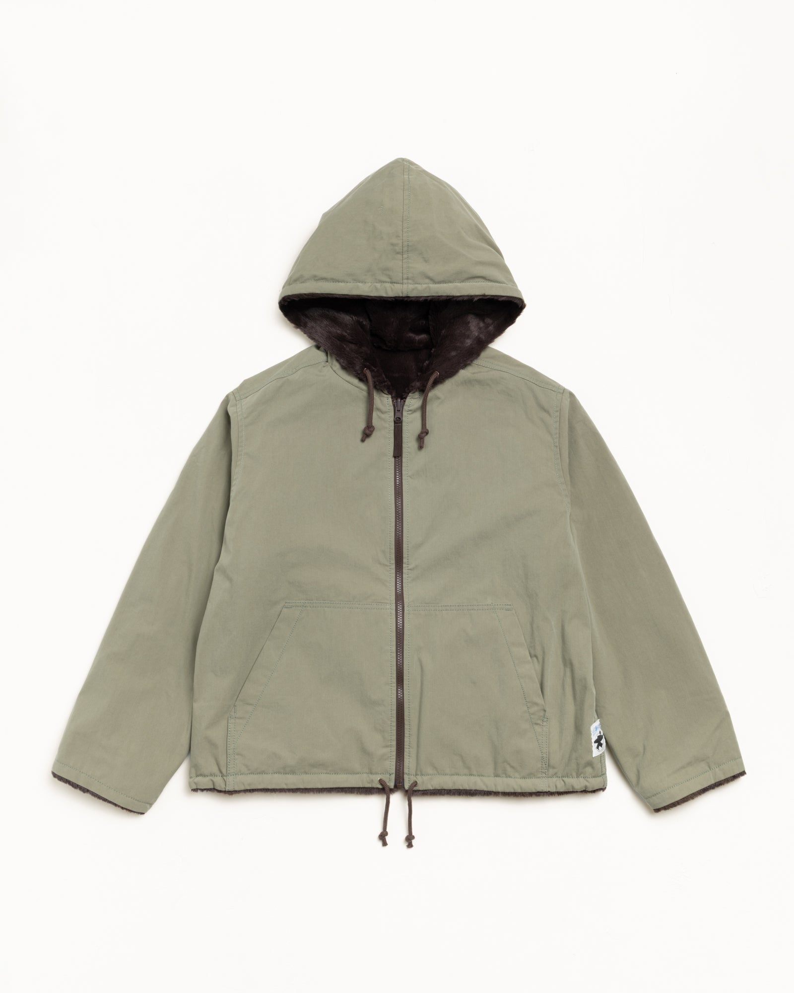 Reversible Hooded Jacket – Brown | Outerwear | Stüssy Japan