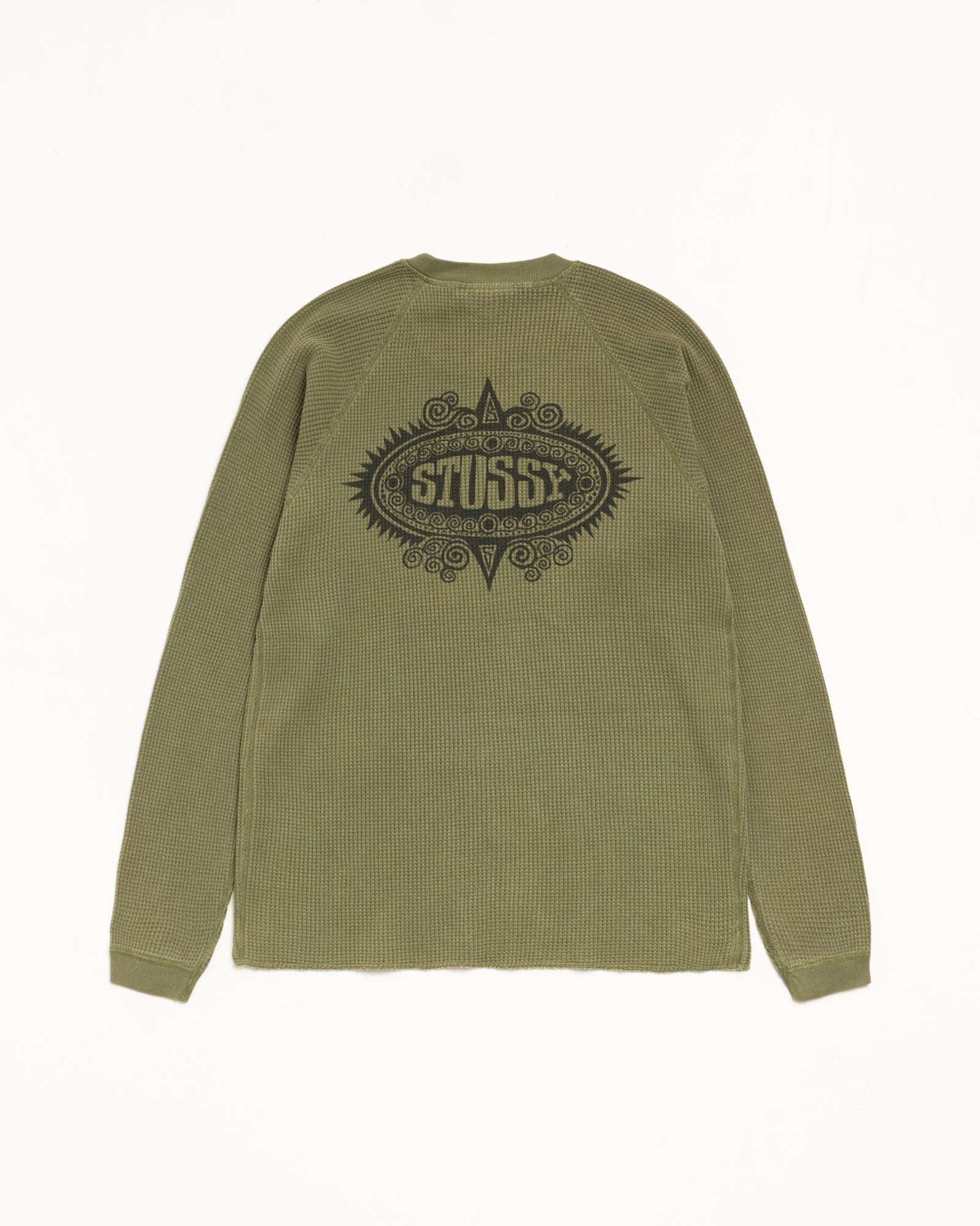 Mantra Raglan Thermal – Olive | Tops & Knits | Stüssy Japan