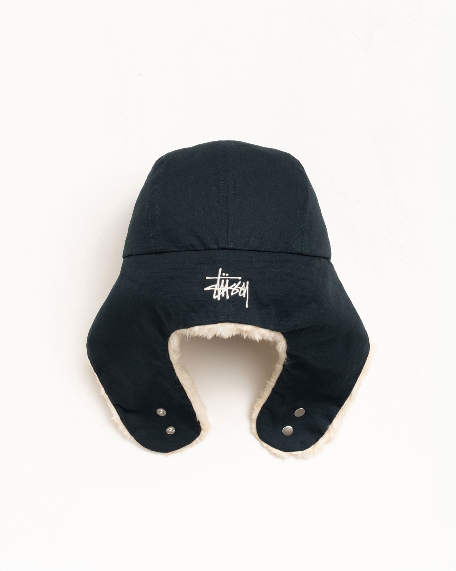 Ripstop Trapper Cap – Navy | Headwear | Stüssy Japan