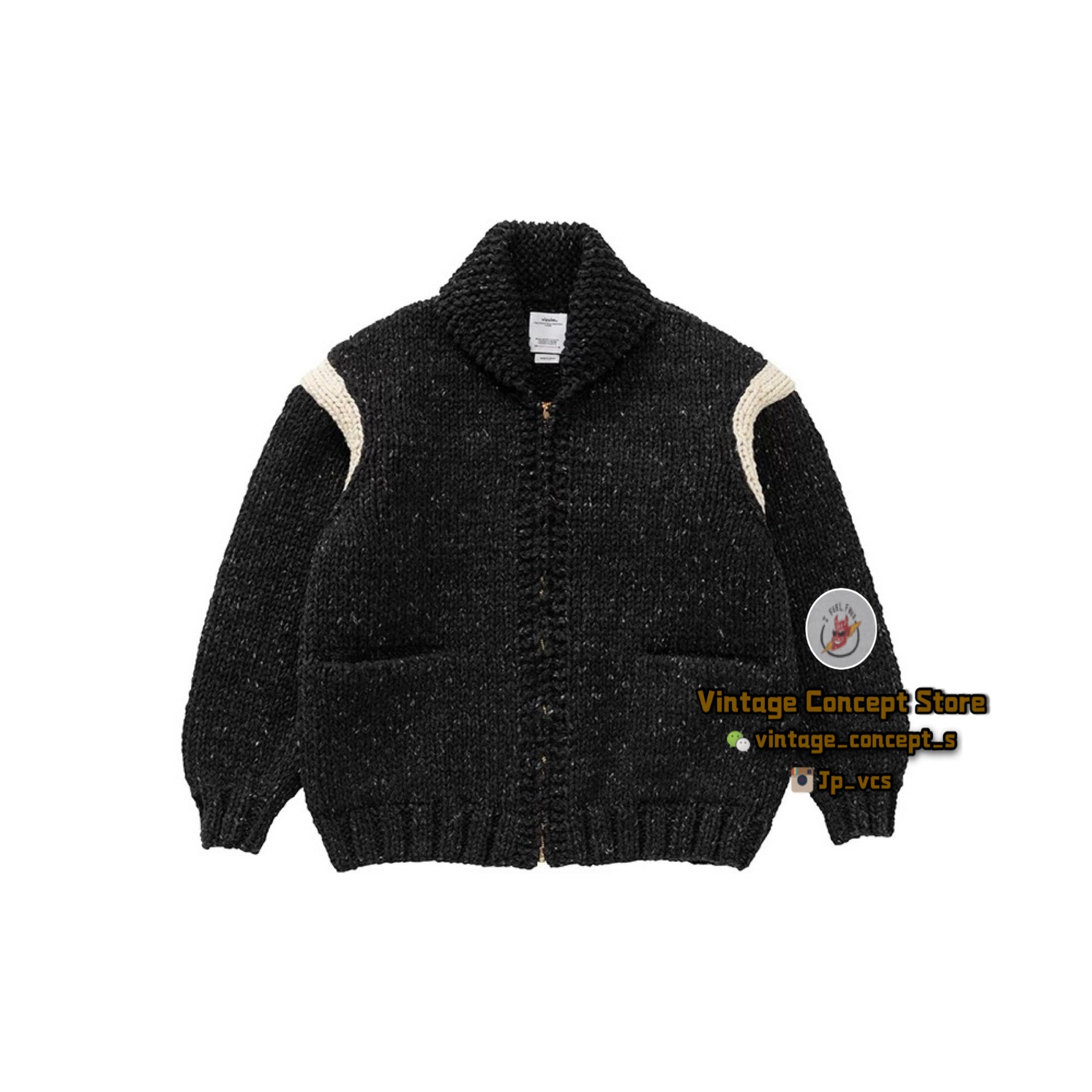 visvim 24AW COWICHAN HAND KNIT – Vintage Concept Store