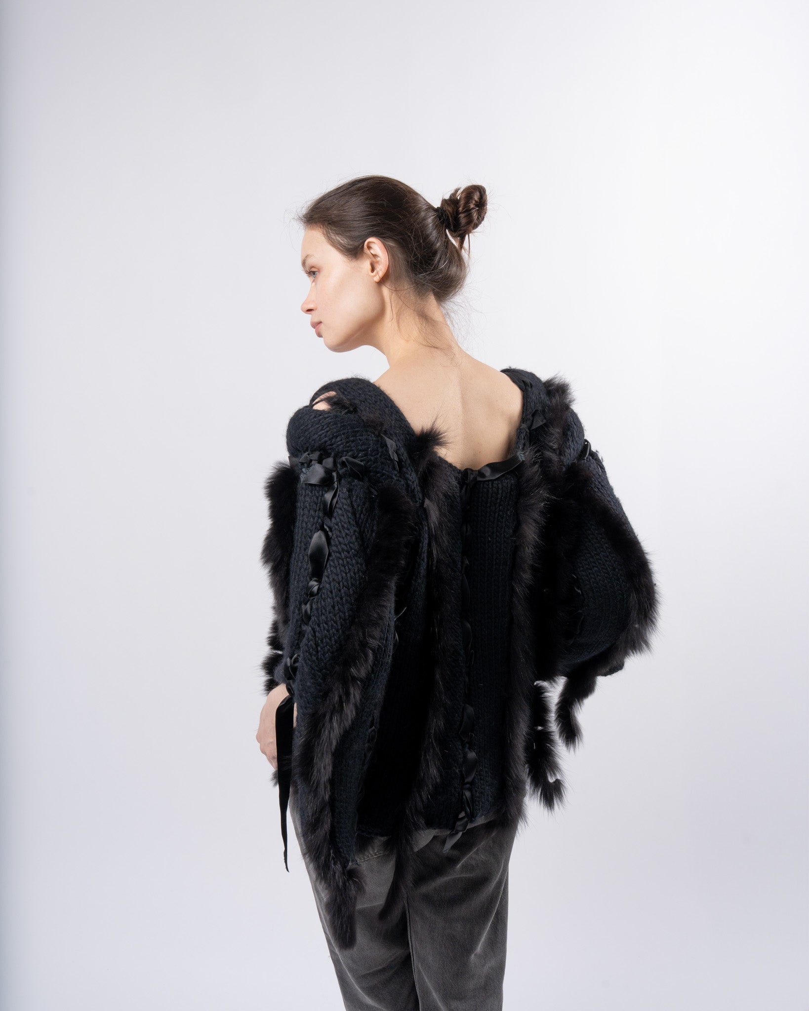 Iconic FW 2002 Fox Fur Pullover – Justin Reed