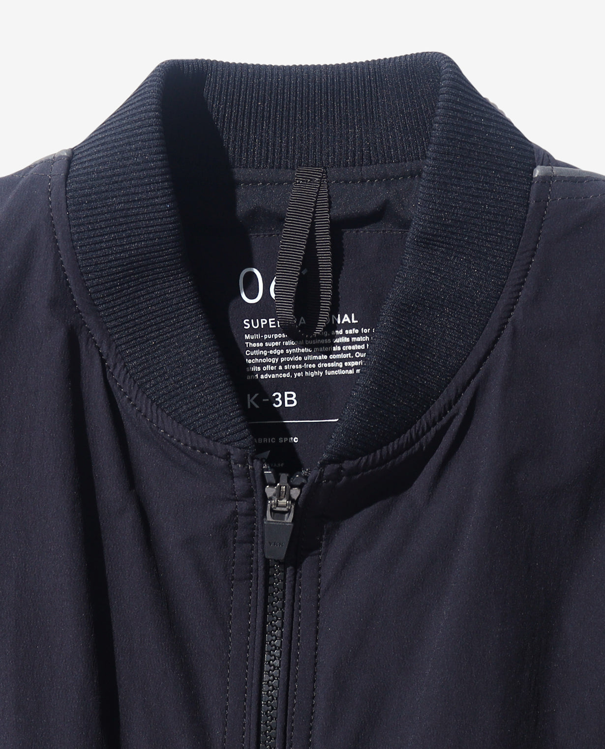 061_A 4WAYストレッチ MA-1 フライトジャケット (ブラック) – K-3B