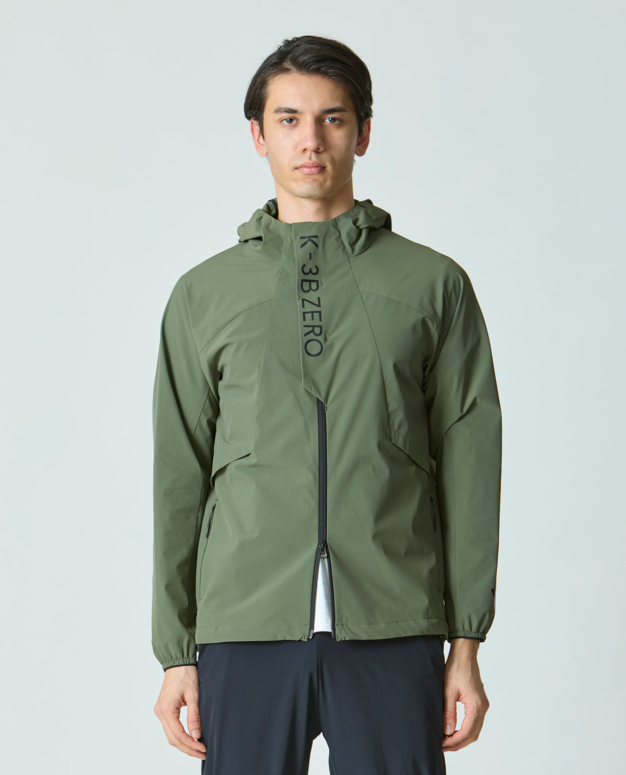0_675_R アクティブストレッチ ライトウェイトジャケット (カーキ) – K