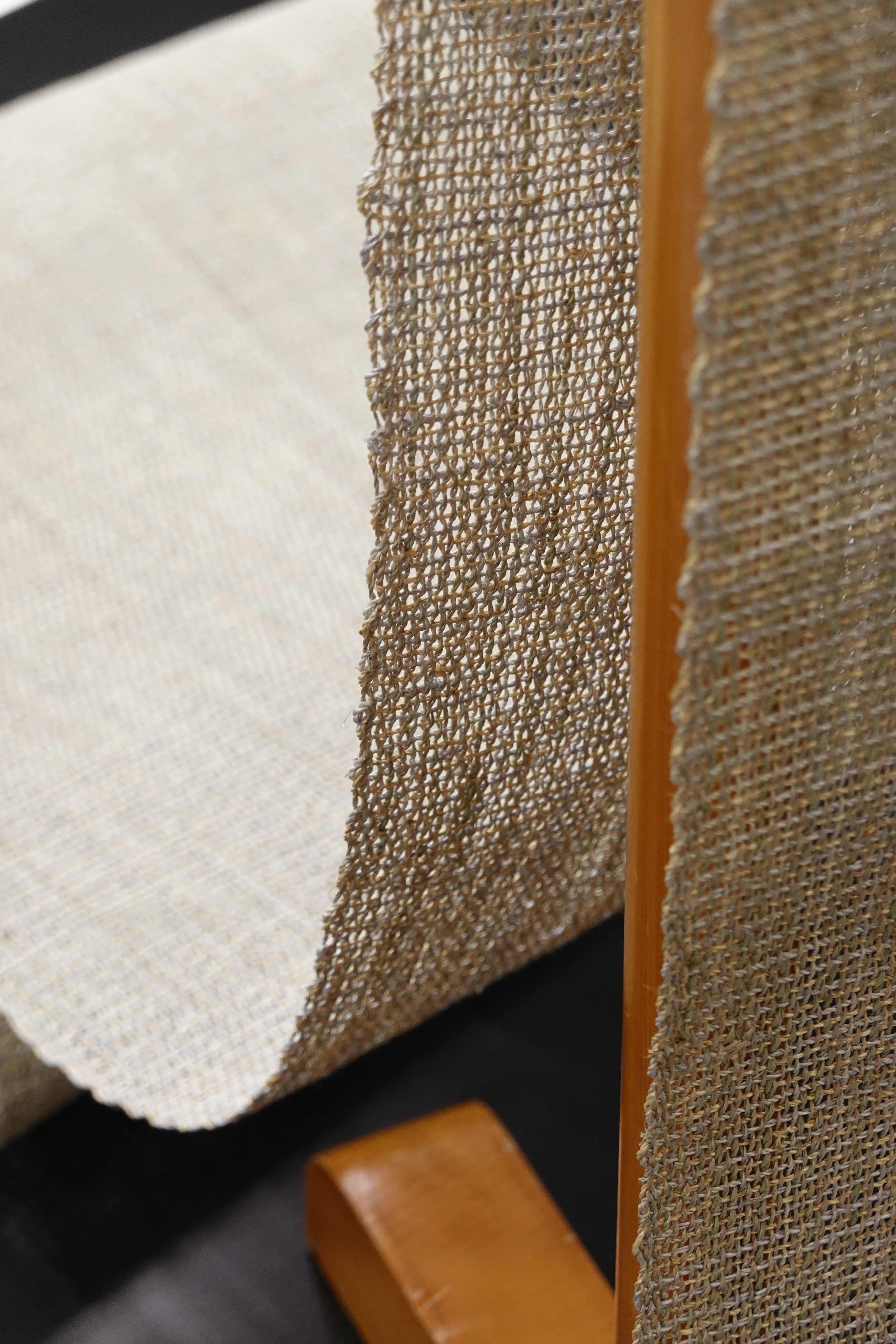 自然布〉葛布 八寸名古屋帯 薄藤鼠【小田島克明】 – きものKUREHA