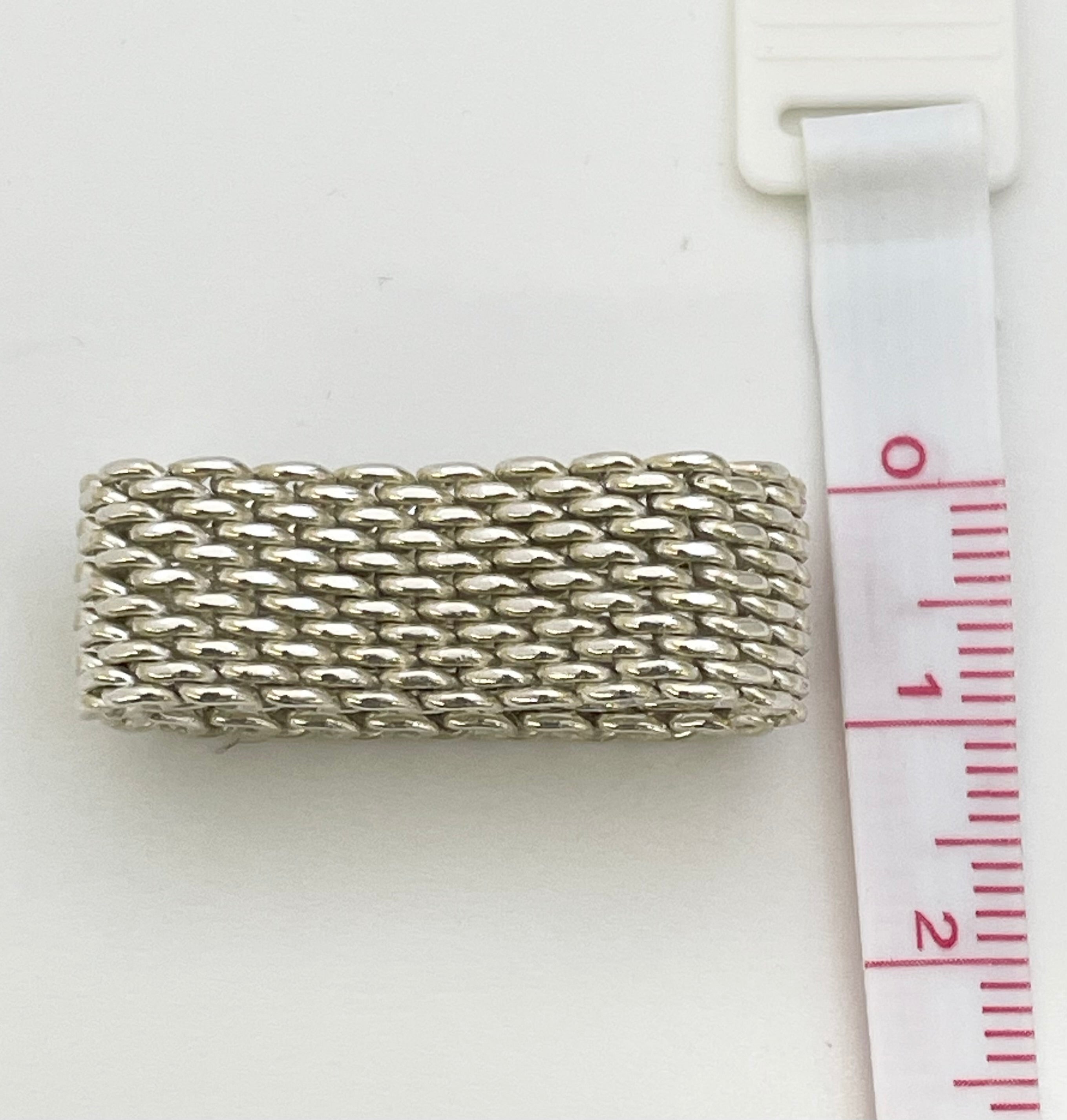 送料無料】_ TIFFANY &Co_（ティファニー）_サマセットメッシュリング_