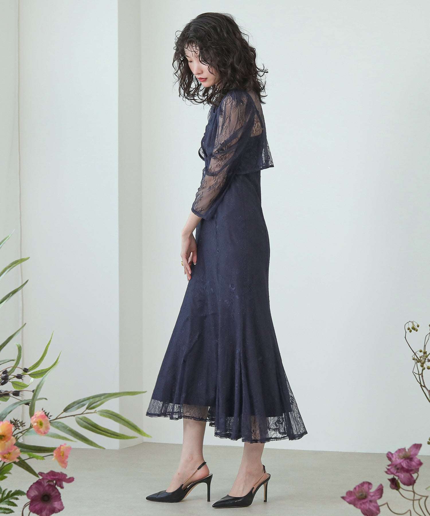 3way レースボレロセット 結婚式 オケージョン ドレス