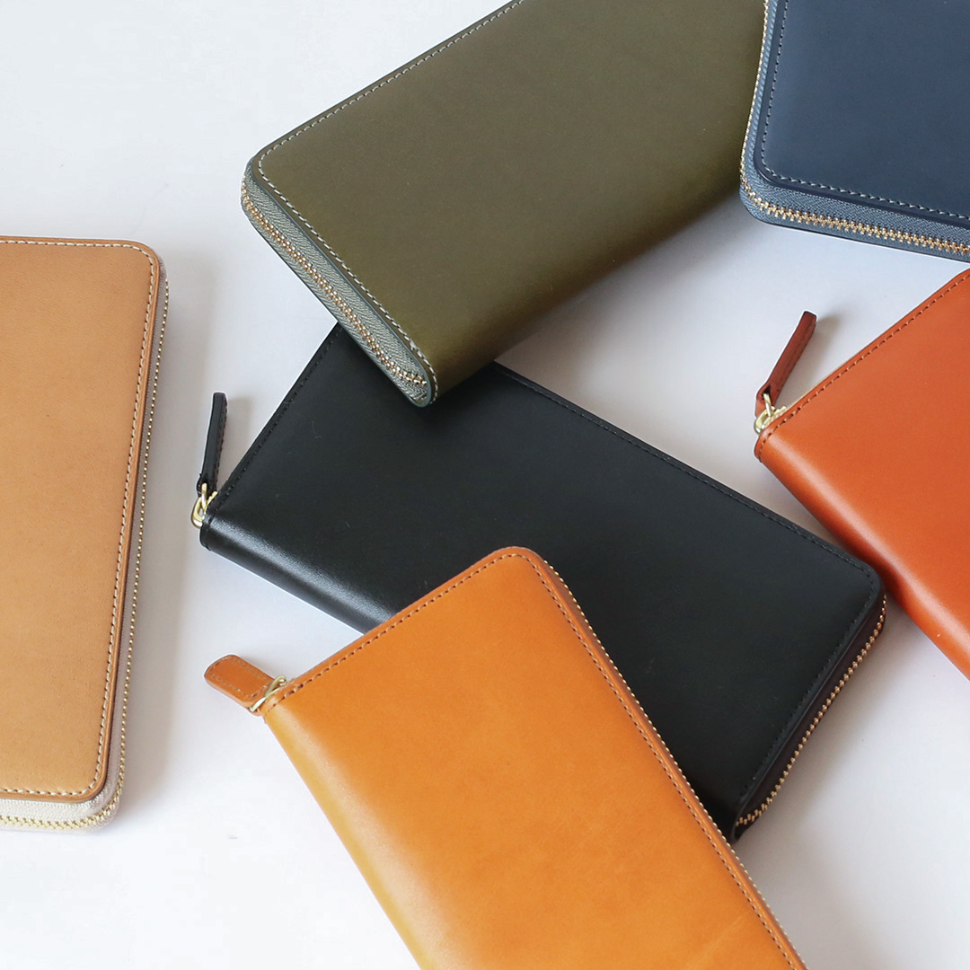 栃木レザーラウンド長財布 | 香久山鞄