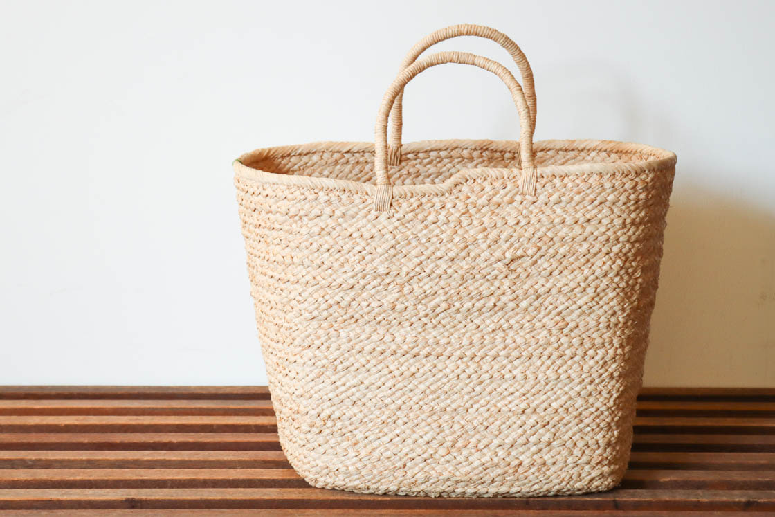 支援付き】マダガスカル AMPIANA marche bag (L)