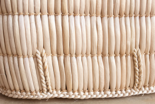 岡山 蒜山がま細工 手提げ (小)