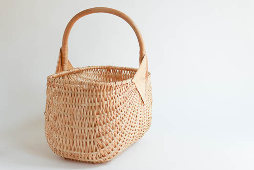 ラトビア ハンドルバスケット (L)