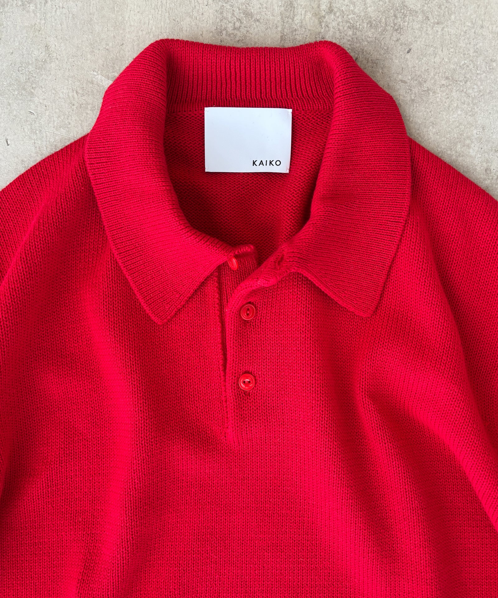 KNIT POLO SHIRT 