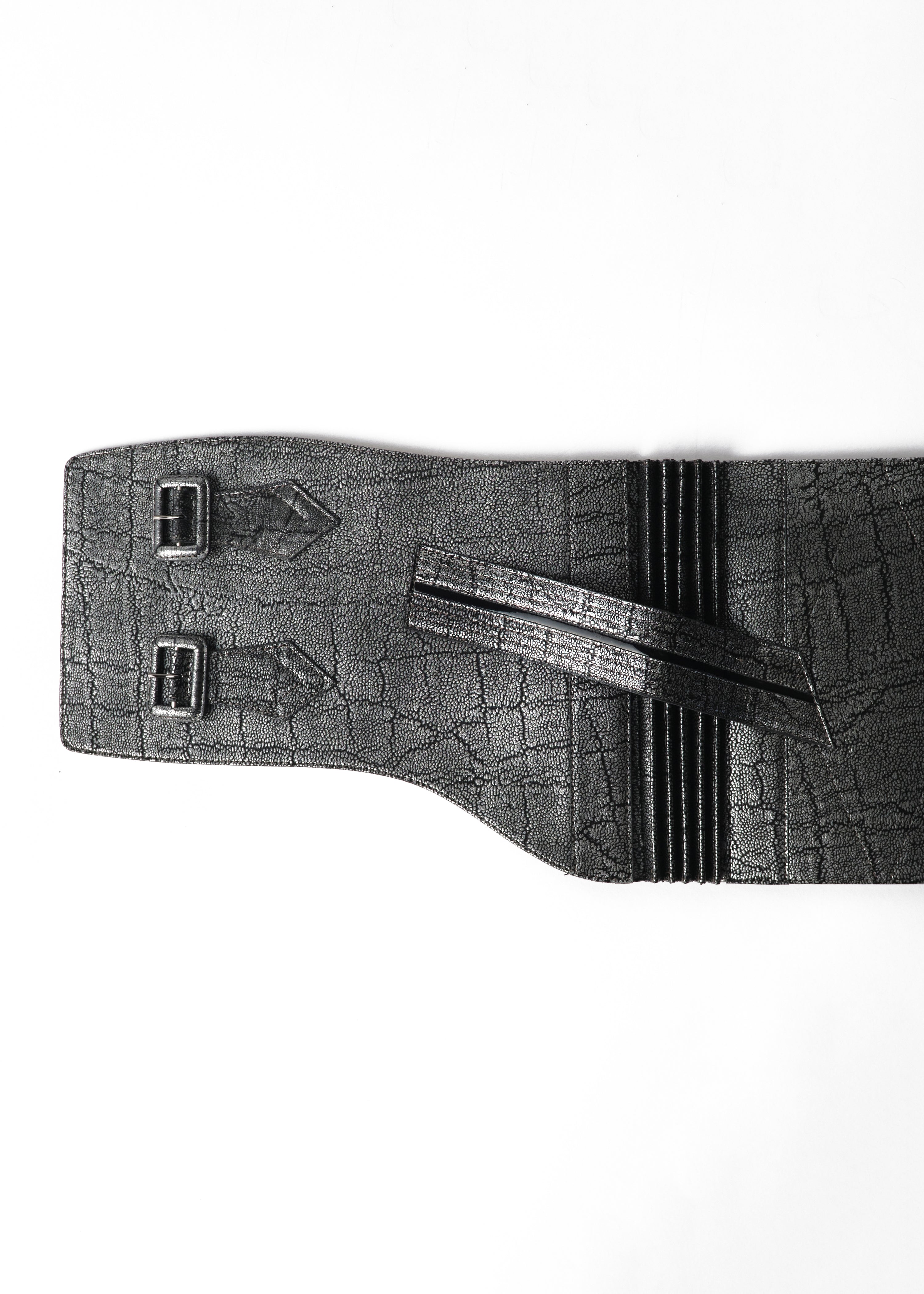 受注生産］帯ベルト｜象 シルバー｜KAPUKI｜レザー