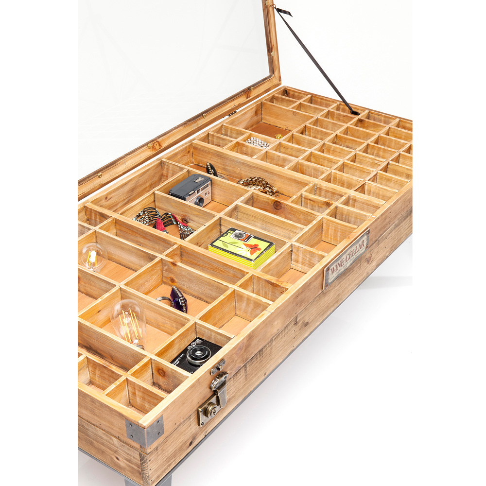 廃番】コレクター 122x55cm ローテーブル/リビングテーブル - ロー